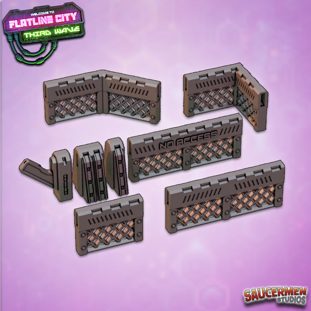 Flatline City: Third Wave - Compound Fencing (Half Height)